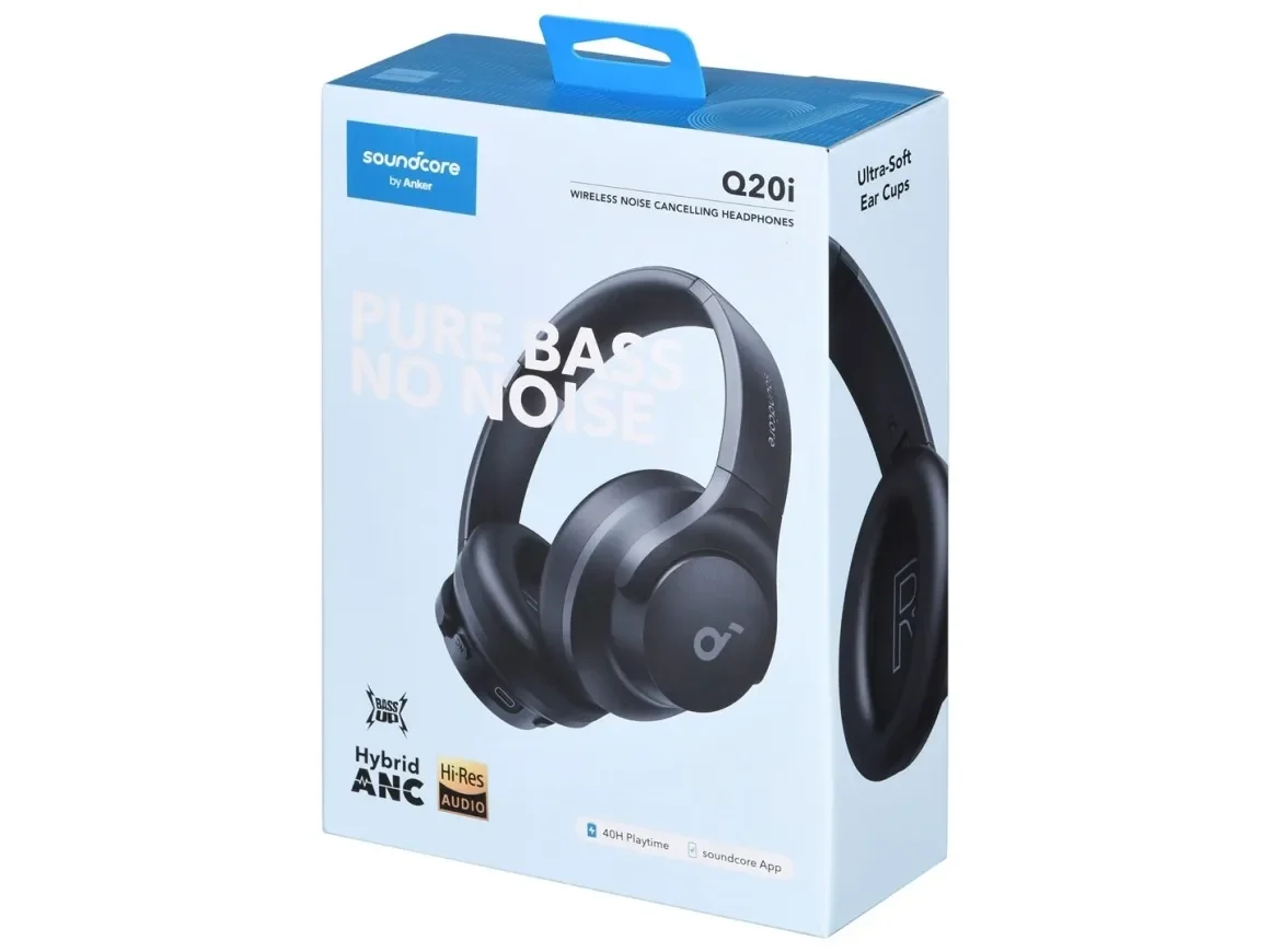 Anker - Høretelefoner - Soundcore Q20i - Sort