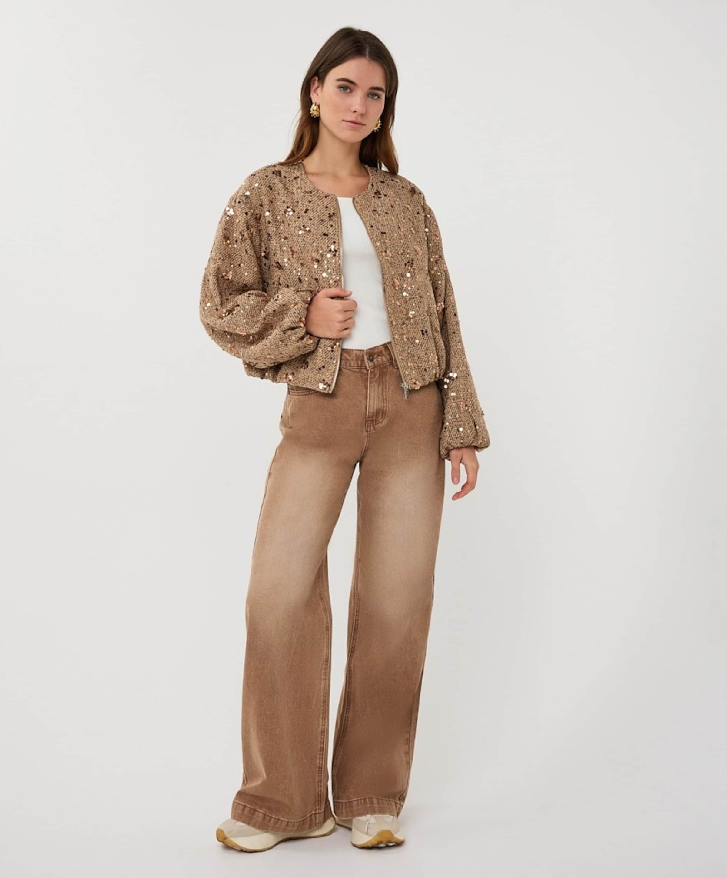 EsQualo Dames jas beige