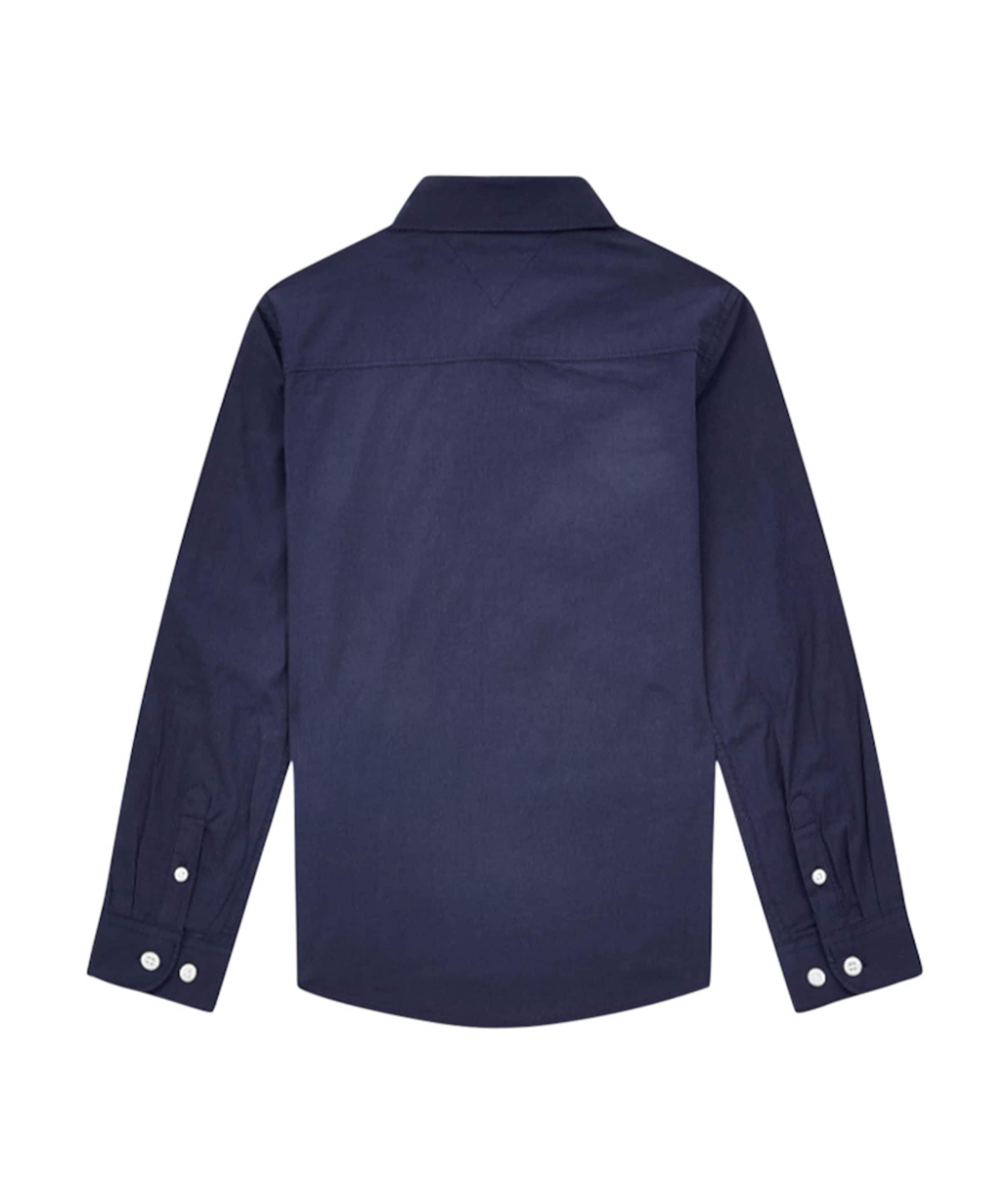 Tommy Hilfiger Jongens overhemd lange mouw blauw