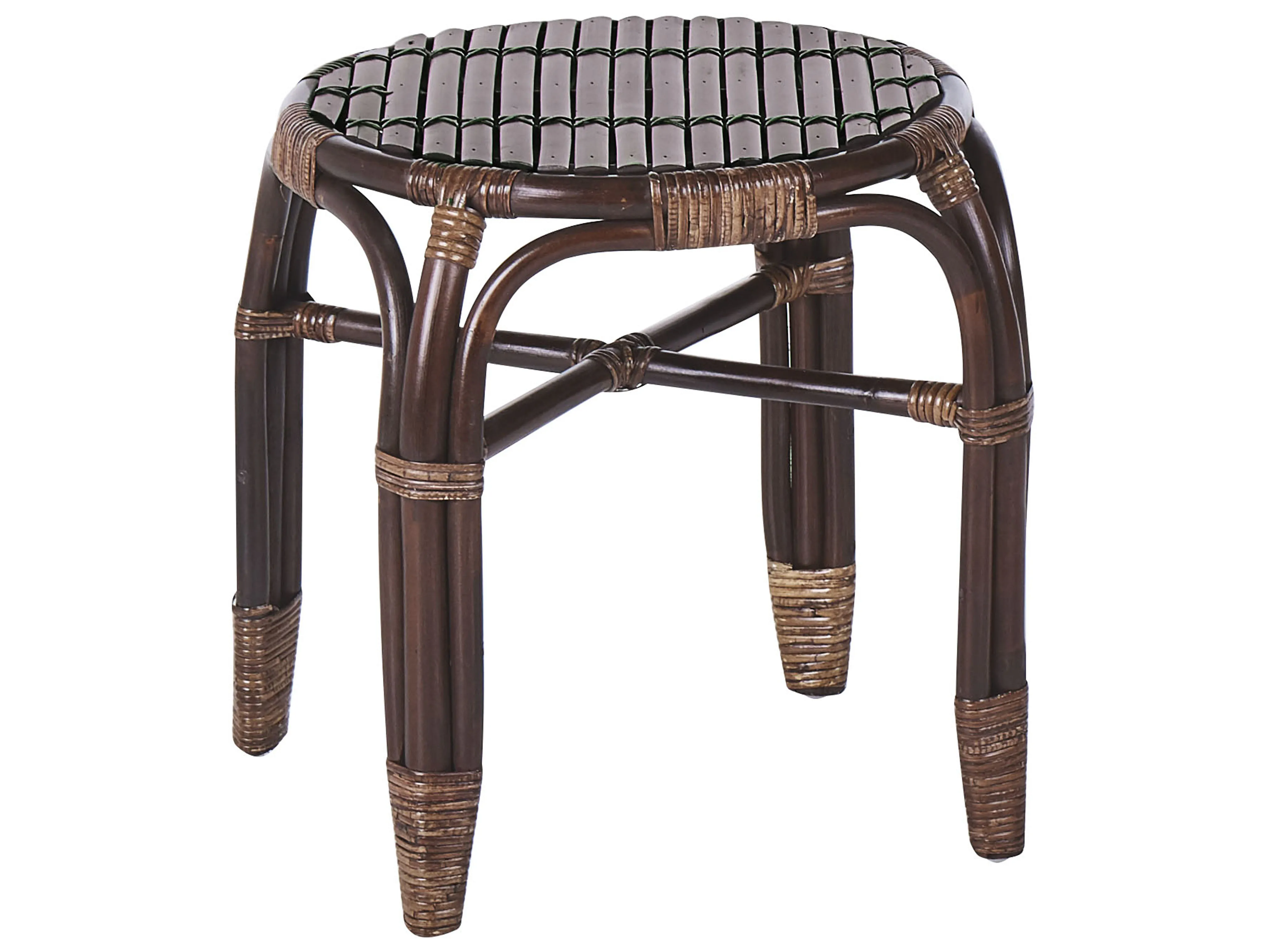 Loungeset met tafel 4-zits BRINDISI Rotan Donkerbruin