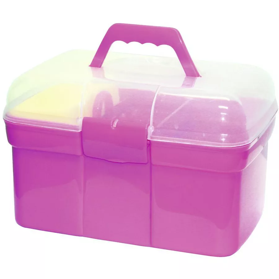 Kerbl Putzbox Pferde mit Inhalt, für Kinder Rosa Rosa