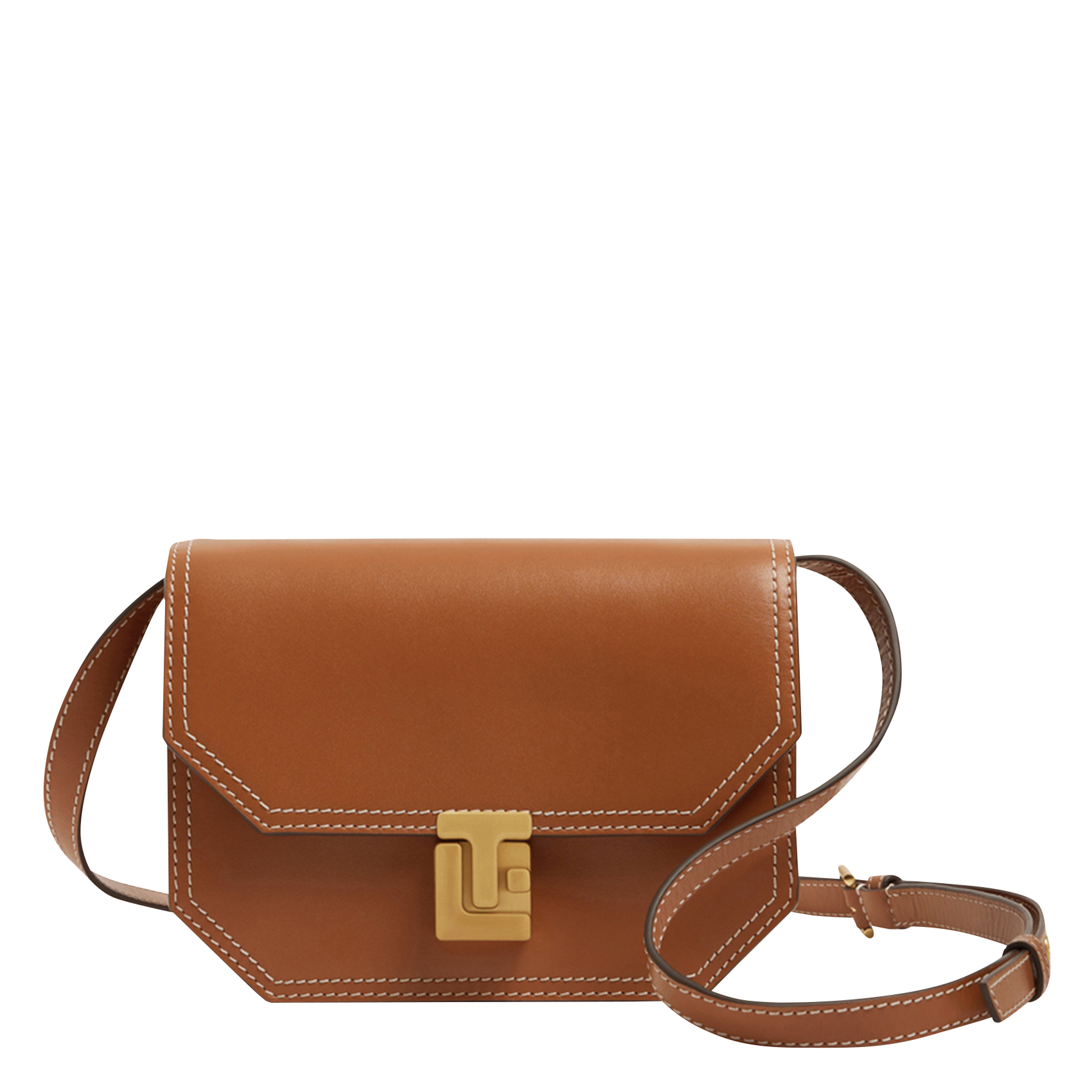ROSE - Sac bandoulière en cuir | Marron