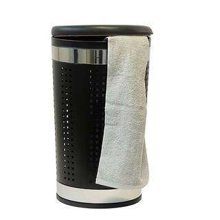 kela Wäschekorb SEVILLA 60,5 cm Metall schwarz