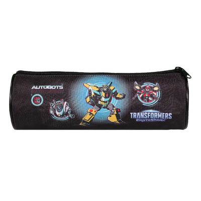 Trousse ronde Transformers - 1 compartiment - noir - Bagtrotter