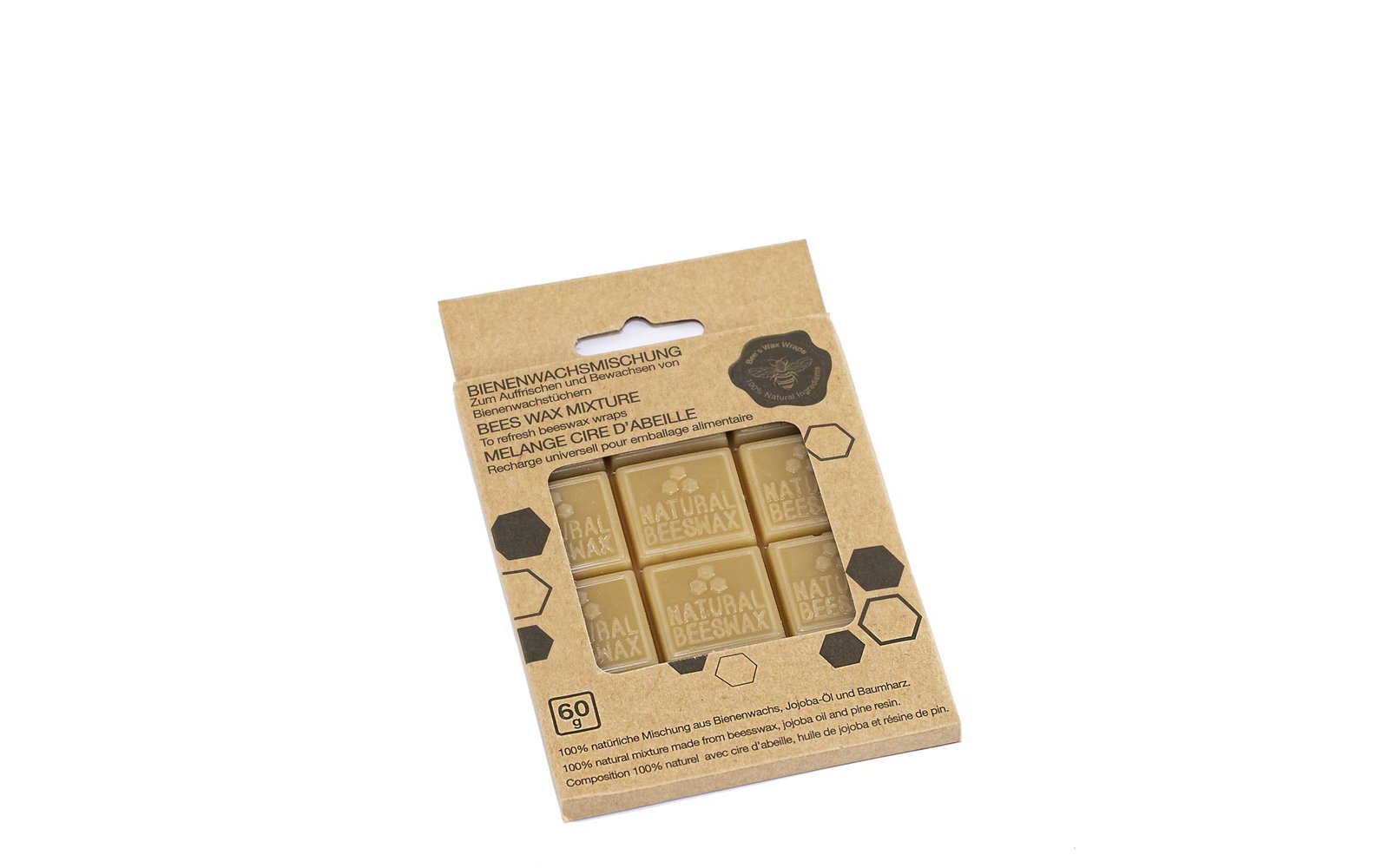 Nuts Innovations Bienenwachs Refresh und DIY Kit Bienenwachsmischung 60 Gramm