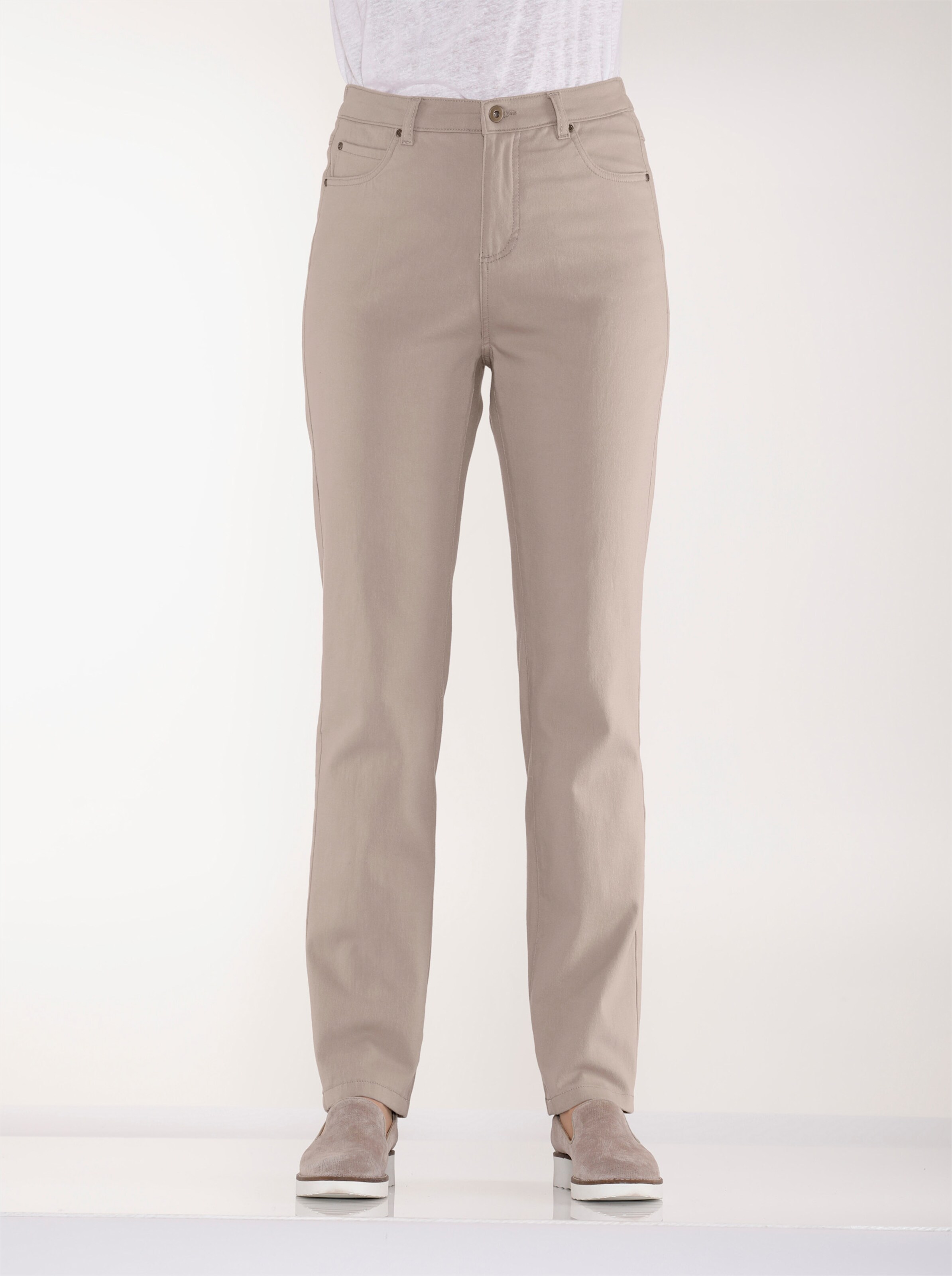5-Pocket-Hose mit seitlichem Dehnbund