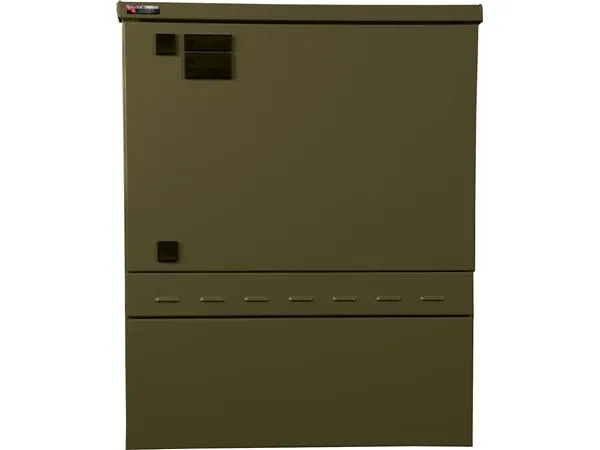 TRIARCA Kabelskab KSEØ 3036094 leder skinnesystem 630A.Skab HxBxD: 700x792x198mmStål IP34D grøn