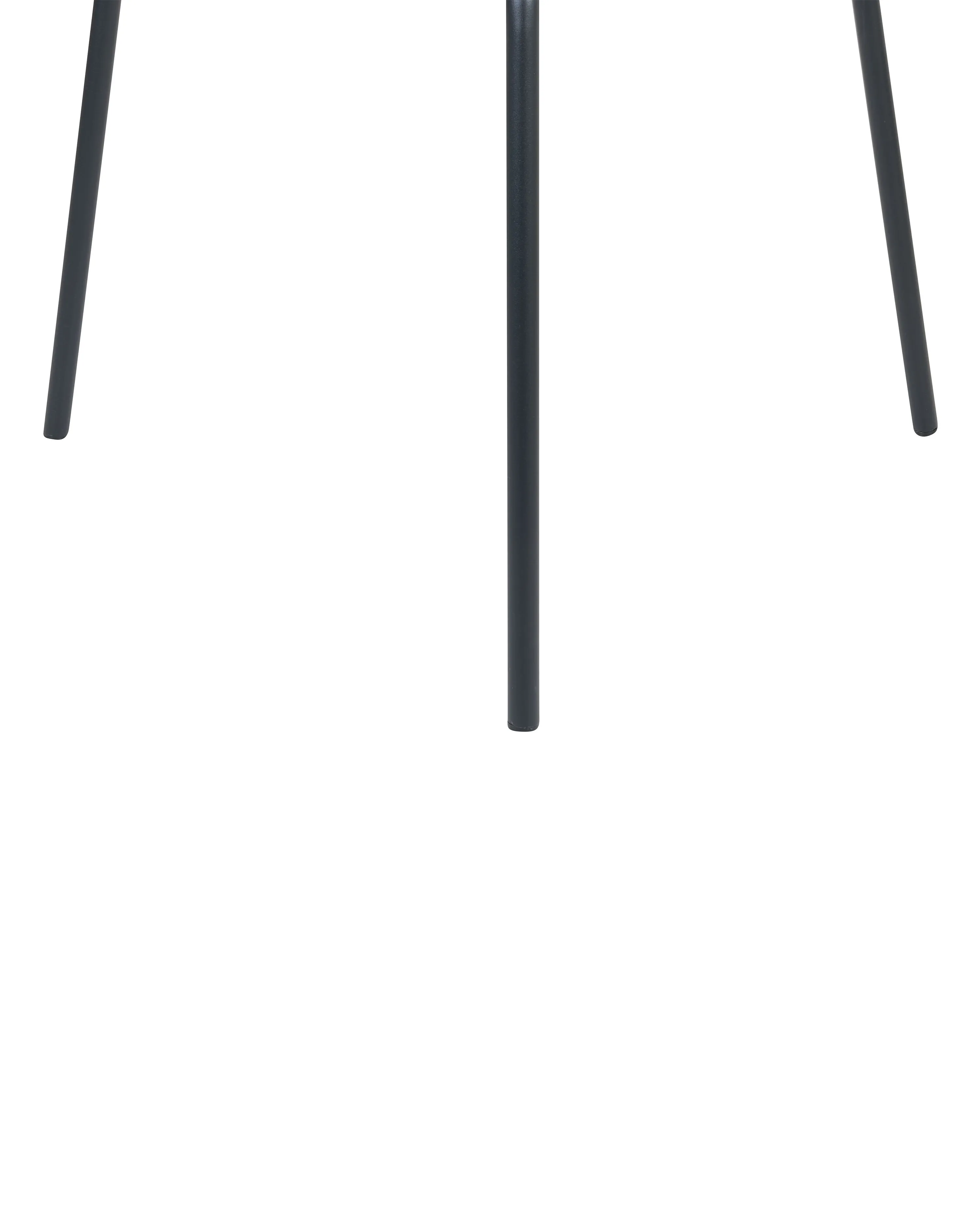 Set van 2 eetkamerstoelen BOONVILLE Fluweel Zwart