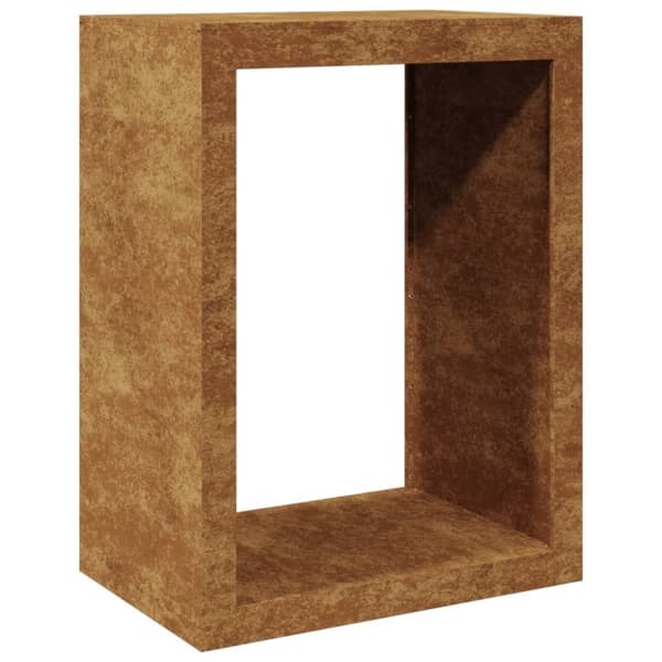 vidaXL Vedstativ 60x40x80 cm oksidert stål