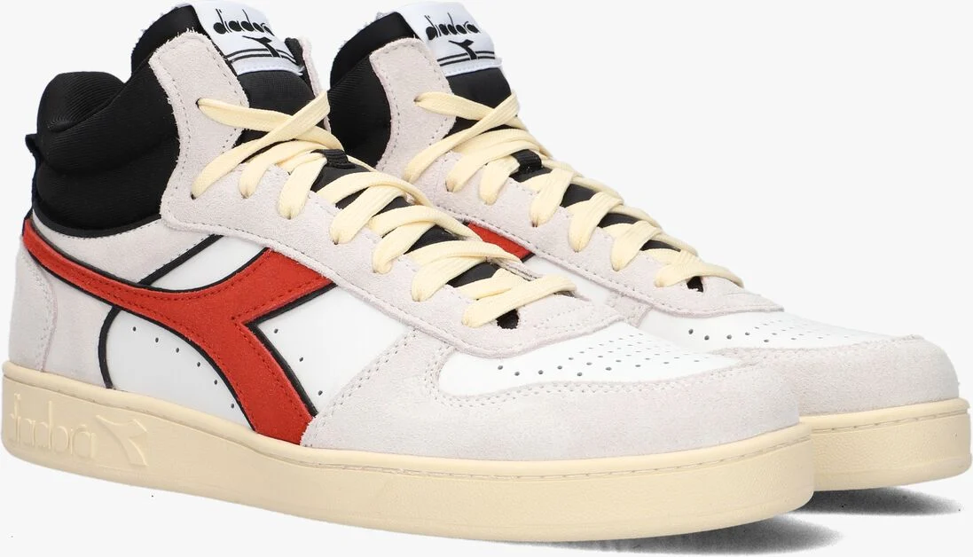 DIADORA witte diadora hoge sneaker magic basket demi cut