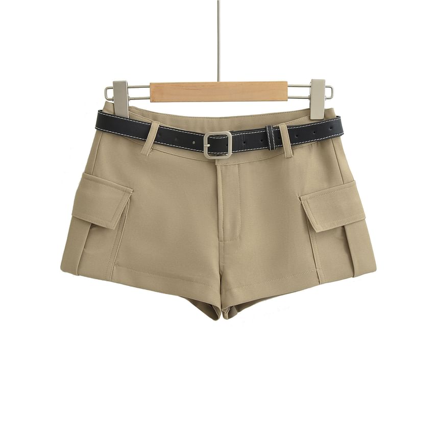 Avauntgardo - Low Rise Plain Cargo Hotpants