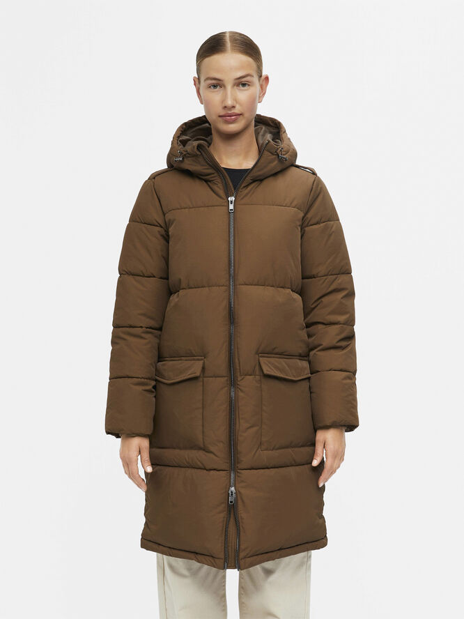 Object OBJZHANNA L/S LONG JACKET NOOS Dark earth