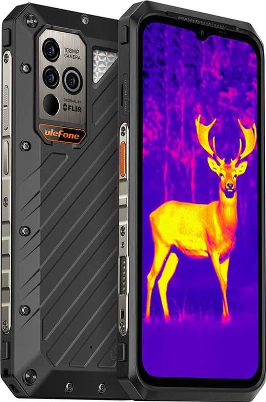Ulefone - Power Armor 18T - Smartphone - Zwart - 12GB/512GB