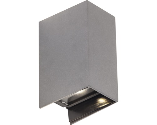 LED buitenwandlamp 2x3W 2x250 lm 3000K antraciet