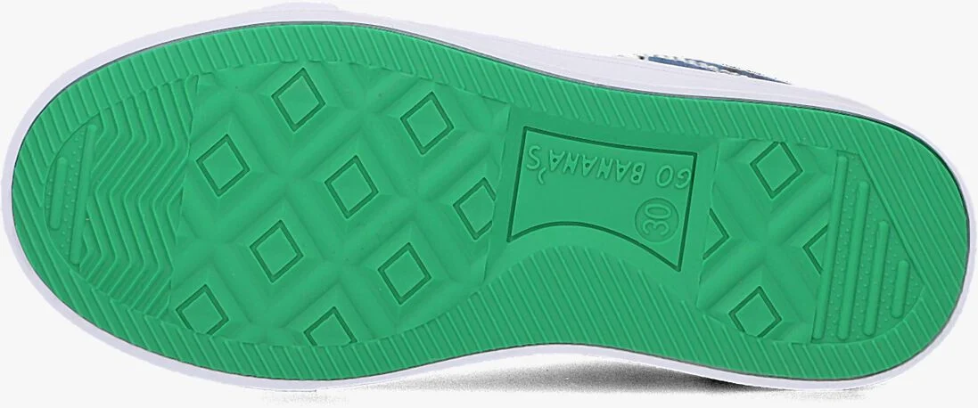 GO BANANAS blauwe go bananas lage sneakers croco
