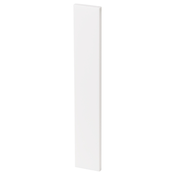 CANDO hoge plint eindstuk wit 2,3 x 14,3