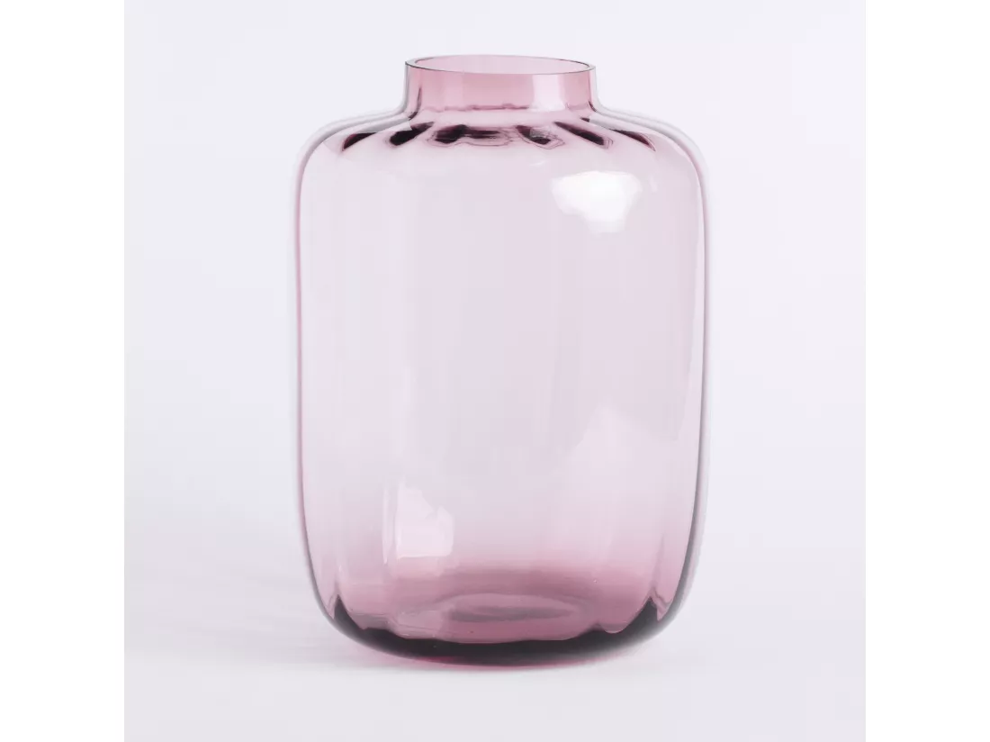 Vase Ingrid rose moyen 34.5 x 24