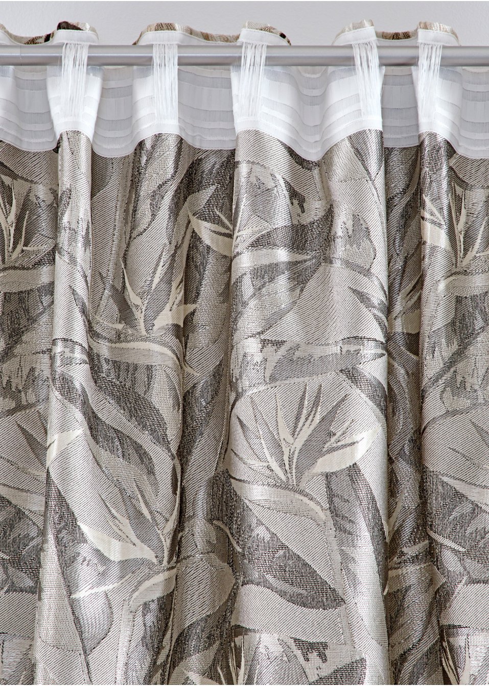 Panneau jacquard avec motif floral (1 pce.)