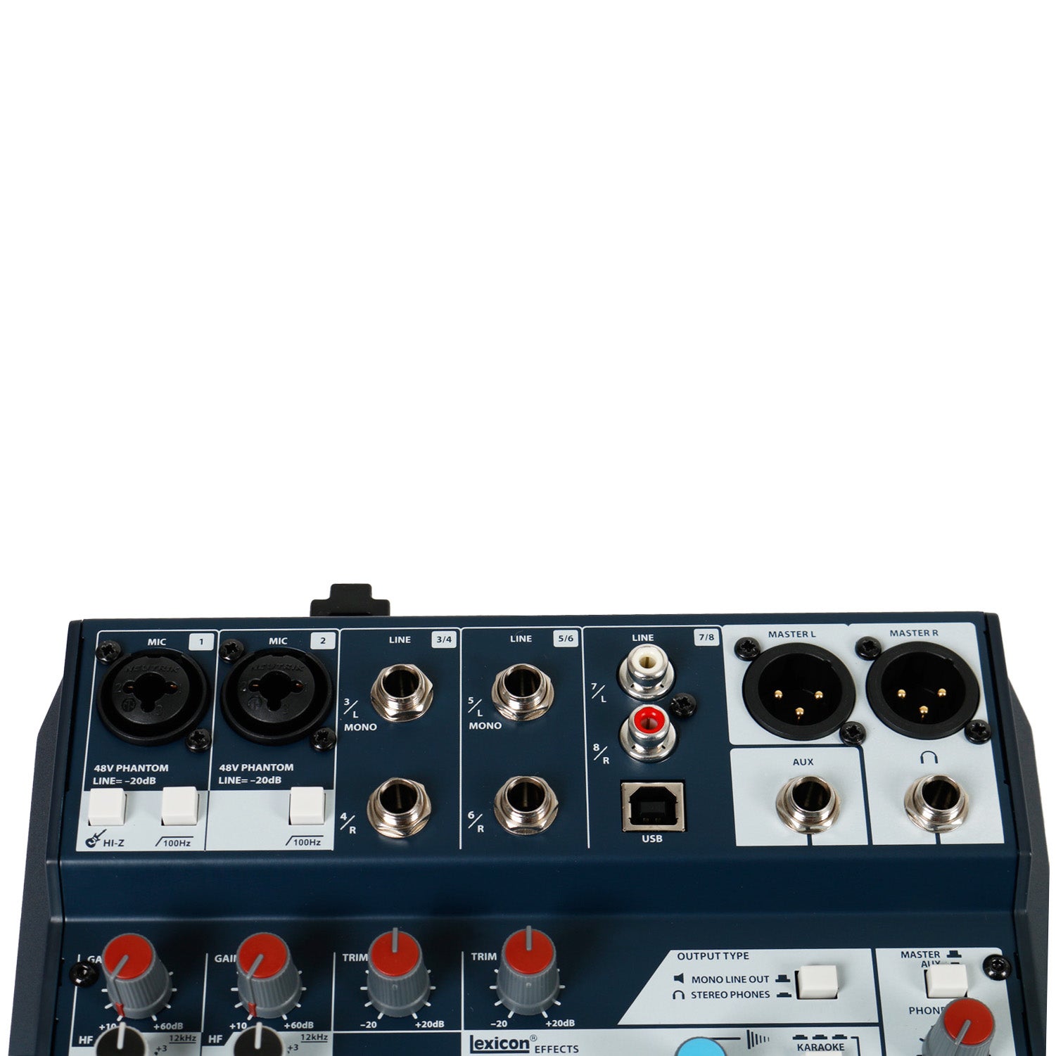 Soundcraft Notepad-8FX mengpaneel