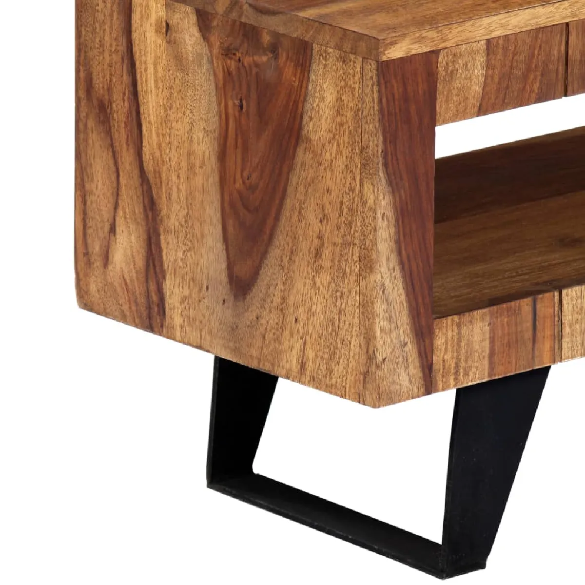 Helloshop26 Meuble TV - Sesham Massif 140 cm