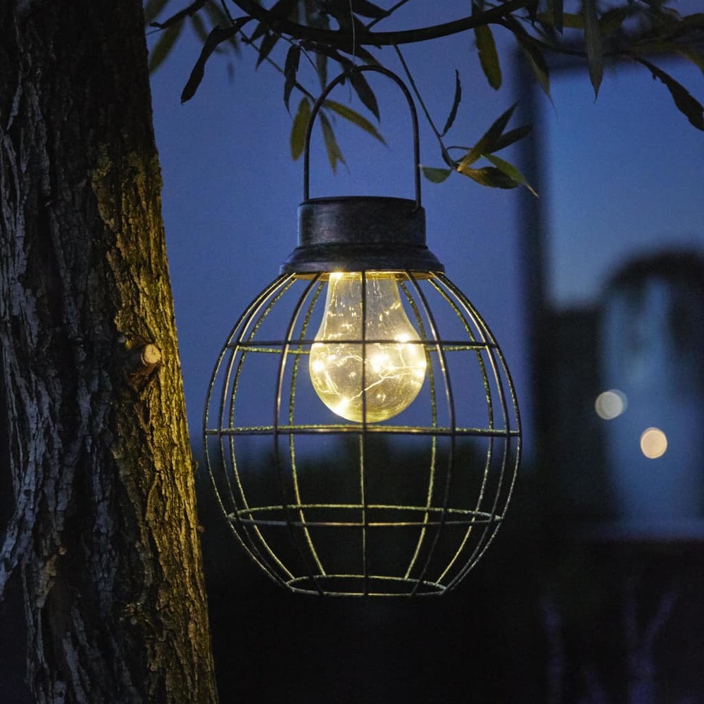 Lampe led solaire de jardin tango vert 30101
