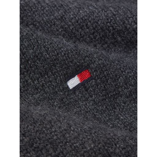 Tommy Hilfiger Lambswool Crew Neck Pullover, Dark Grey Heather, L