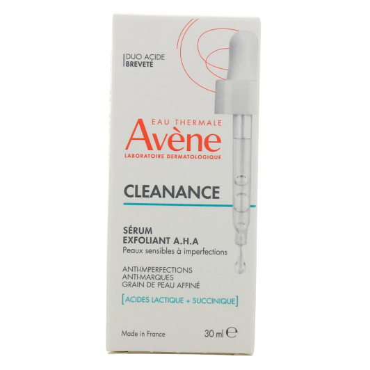 Avene Cleanance sérum exfoliant AHA - Imperfections, marques d'acné