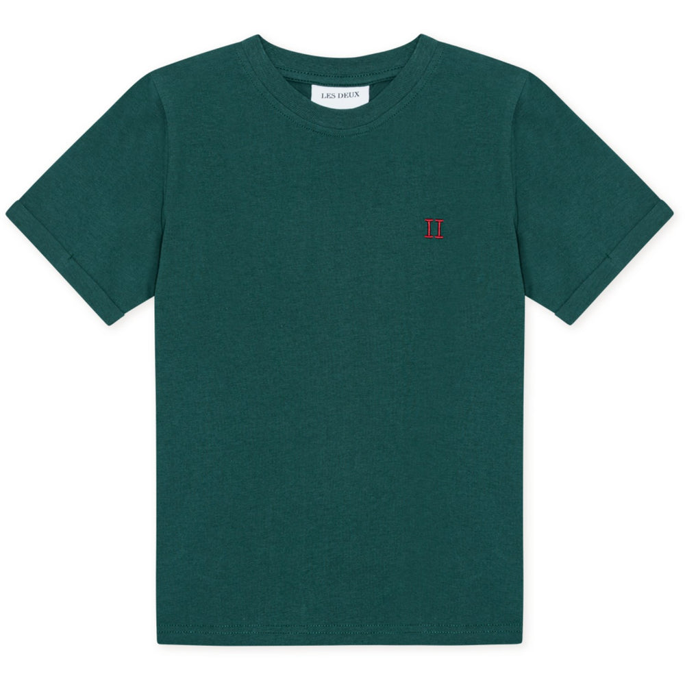 Køb Les Deux Kids Sea Moss Green Norregaard Contrast T-Shirt