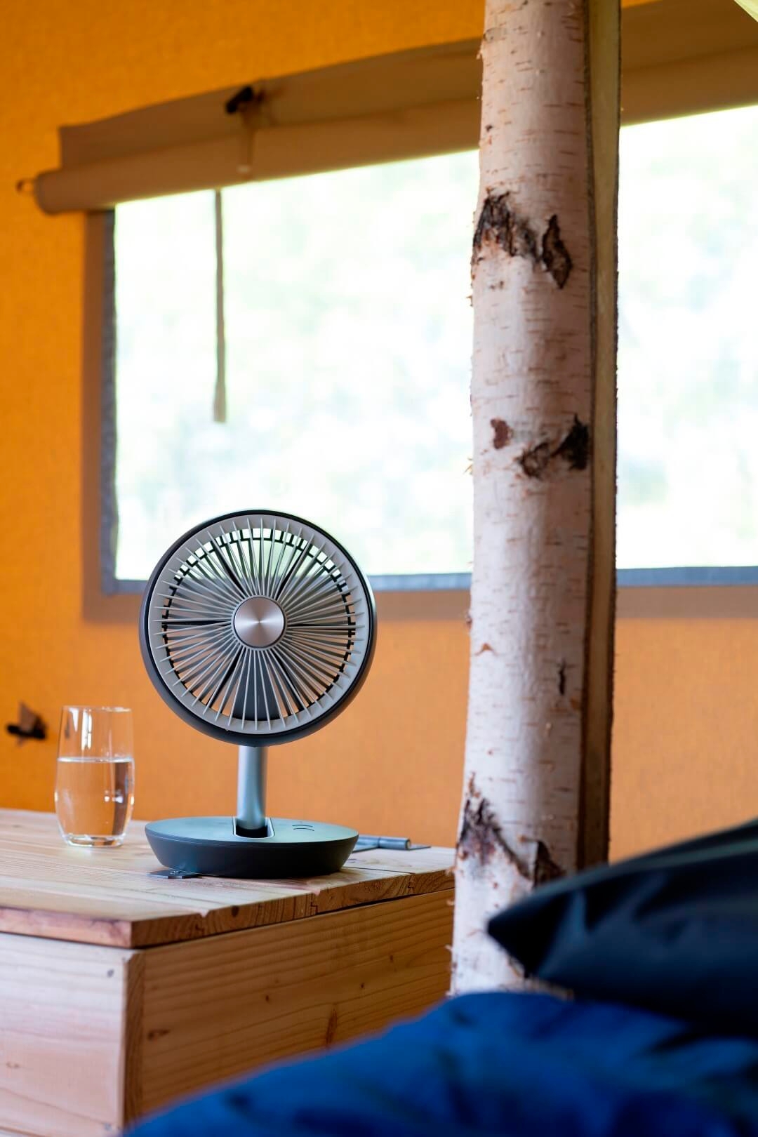 Akku-Ventilator Camping mit USB, klappbar