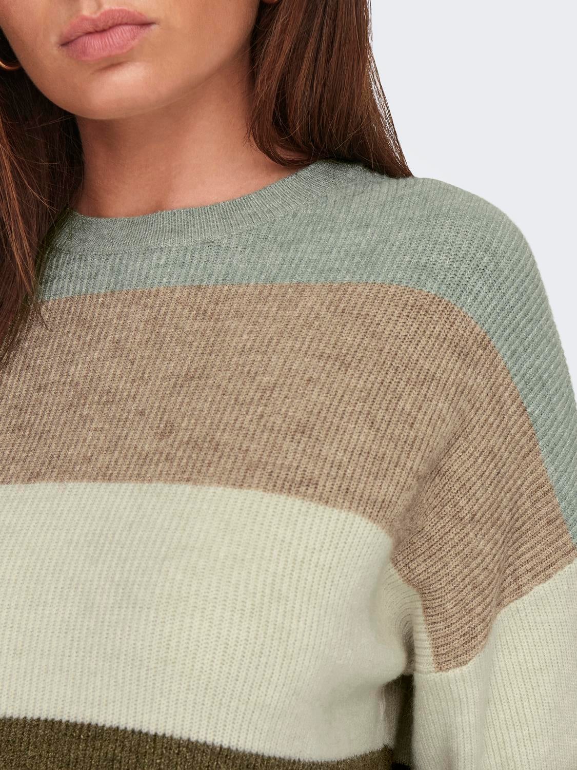 ONLATIA Strickpullover Hedge Green