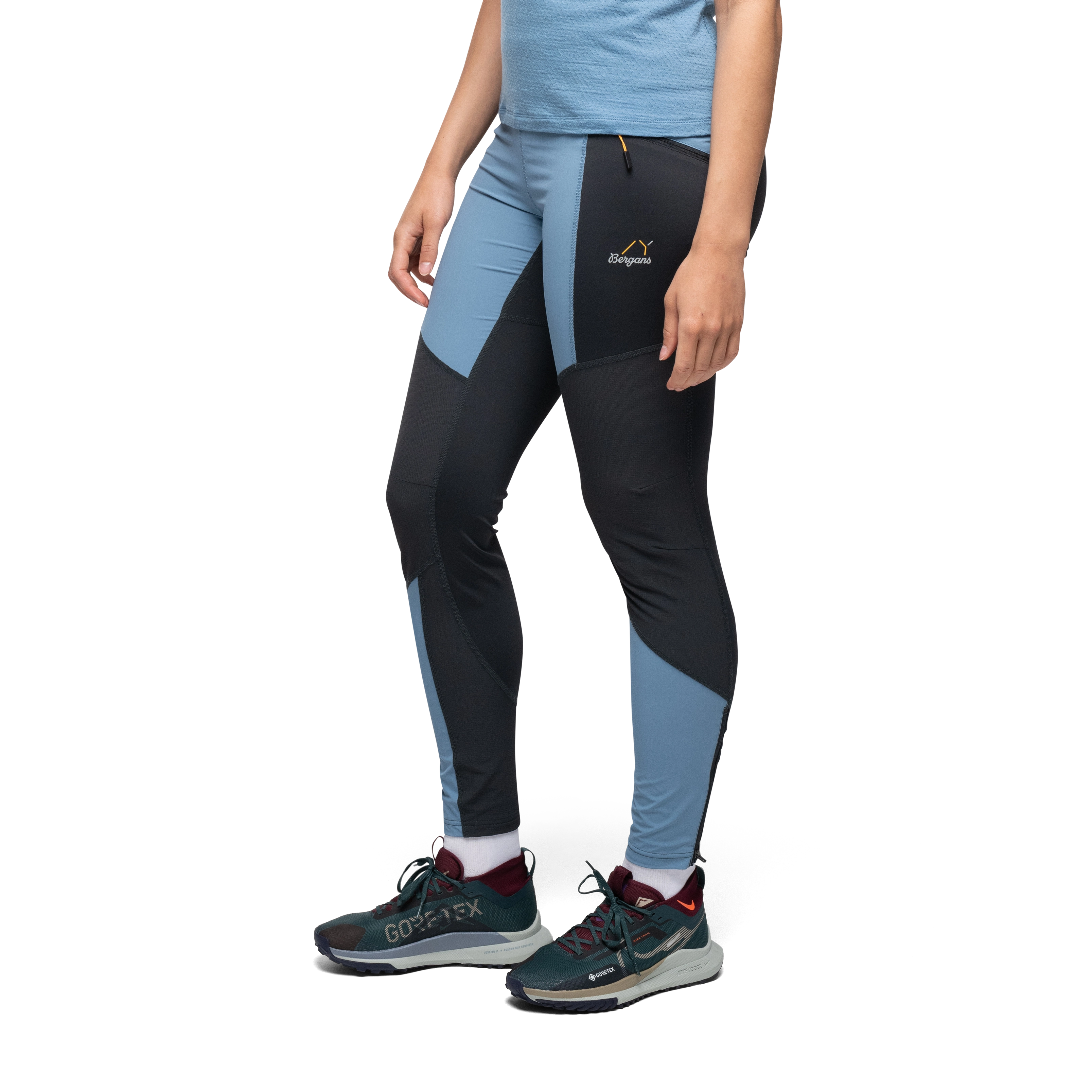 Y LightLine Progressive Tights Women Elemental Blue / Dark Shadow Grey