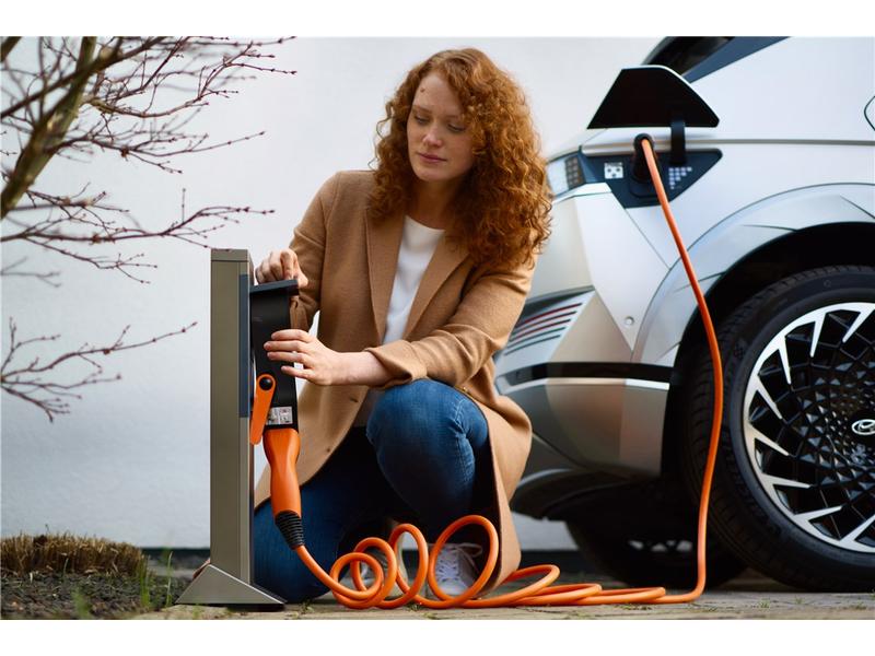 Lapp Ladekabel Helix für Elektroauto Typ 2, 22 kW, 5 m, Ora 3-phasiges Kabel zum Laden von Hybrid- und Elektroautos mit Typ-2-Anschluss