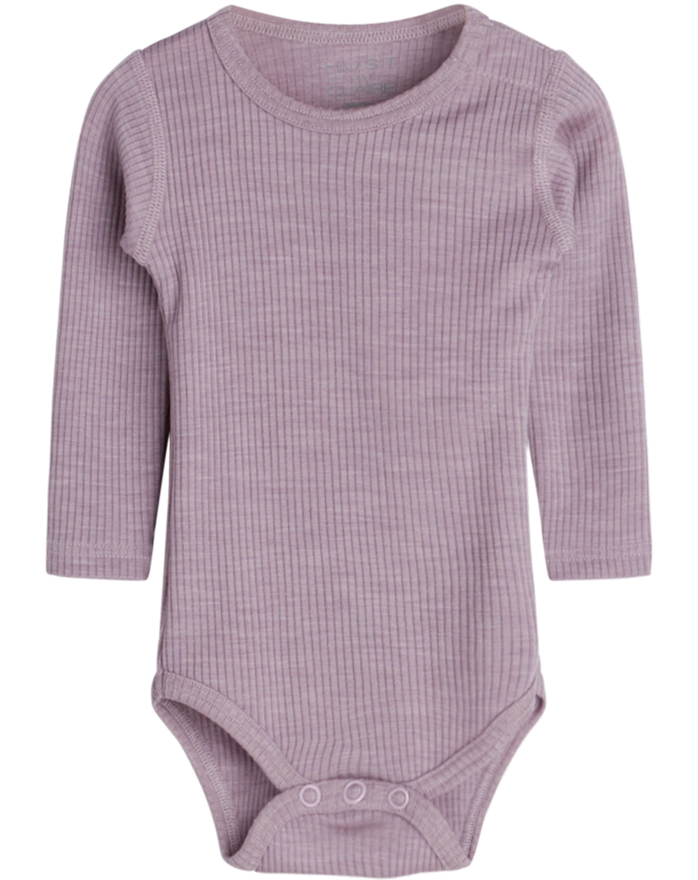 Langarm-Body BERRY ESS mit Wolle in woodrose