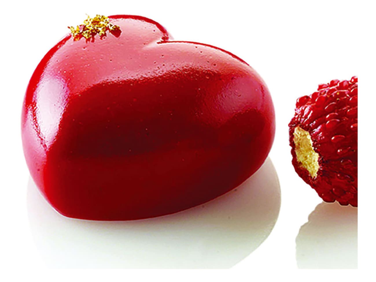 Moule silicone - 35 micro coeurs bombés - 30 x 17,5 cm - Silikomart