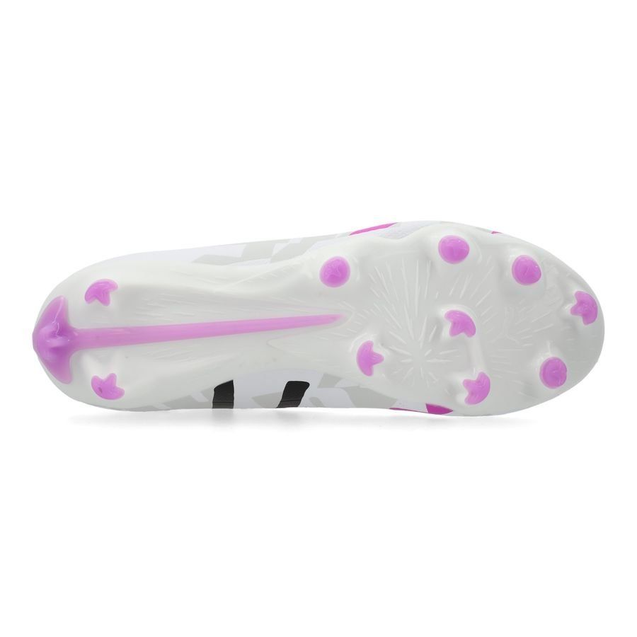 PUMA Ultra 5 Match FG/AG Forever - Blanc/Pure Magenta/Gris/Noir Enfant ÉDITION LIMITÉE