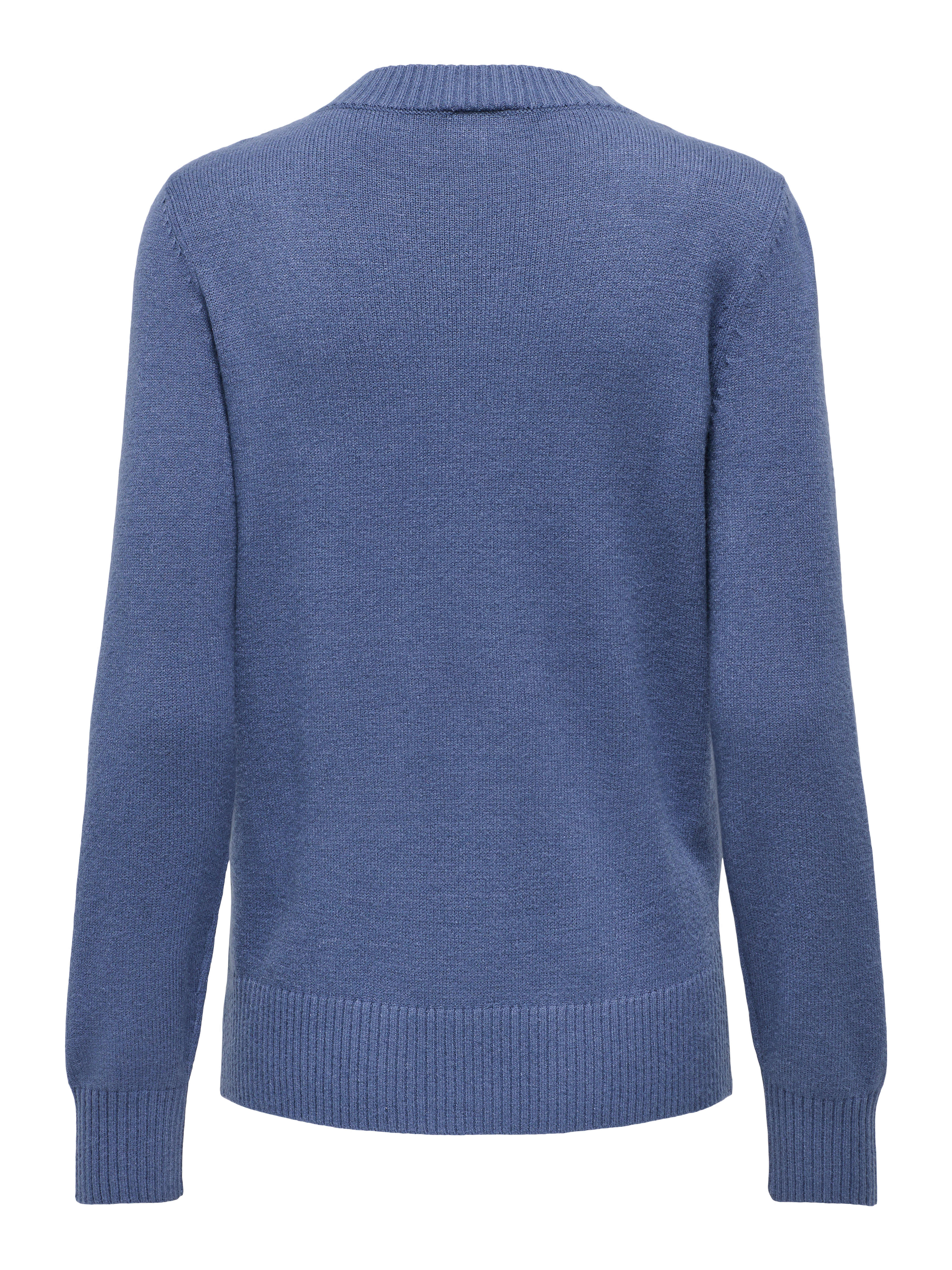 OLMCAPUCINE Strickpullover Vintage Indigo