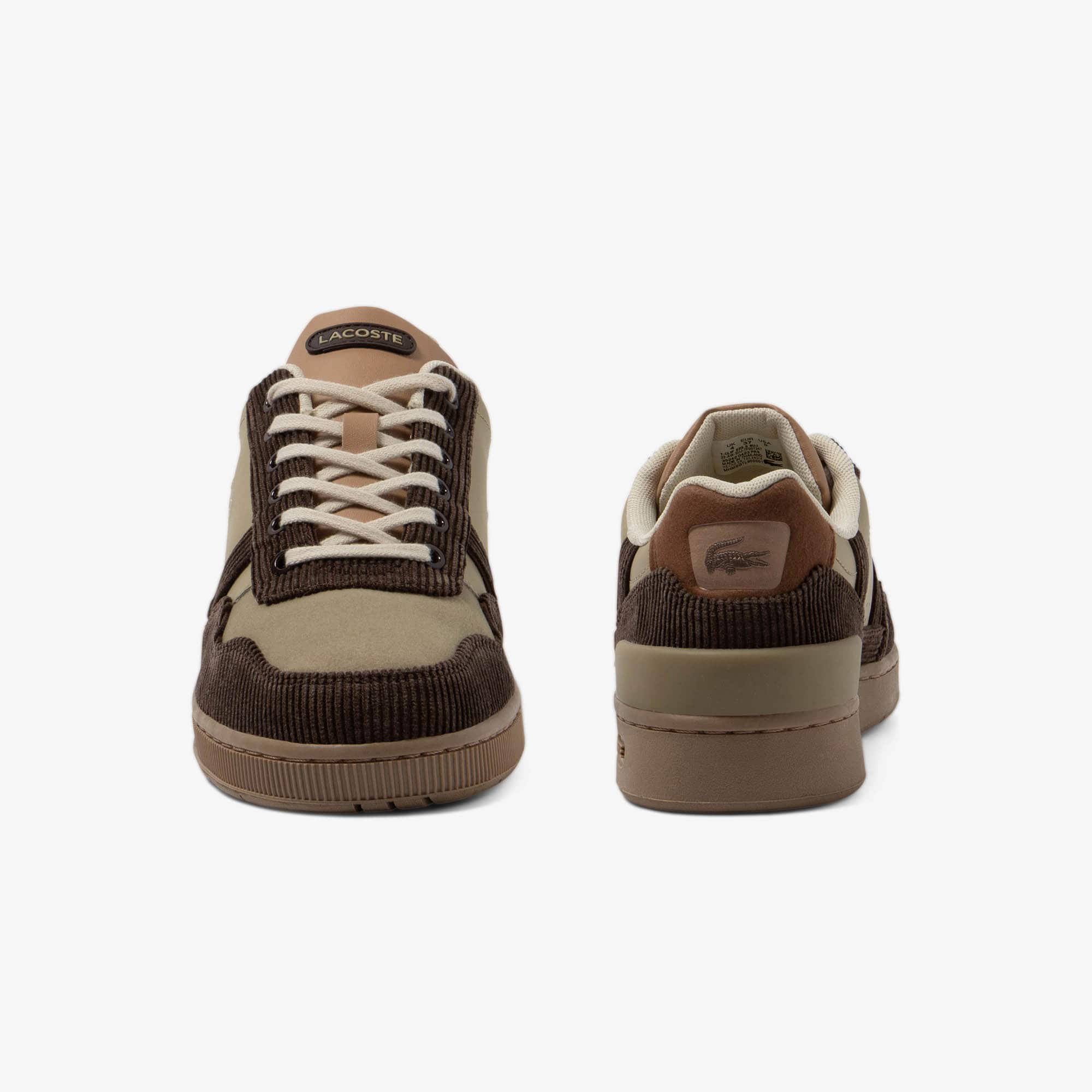 Sneakers T-Clip junior en cuir velours Sneakers - Marron - Lacoste - Enfant