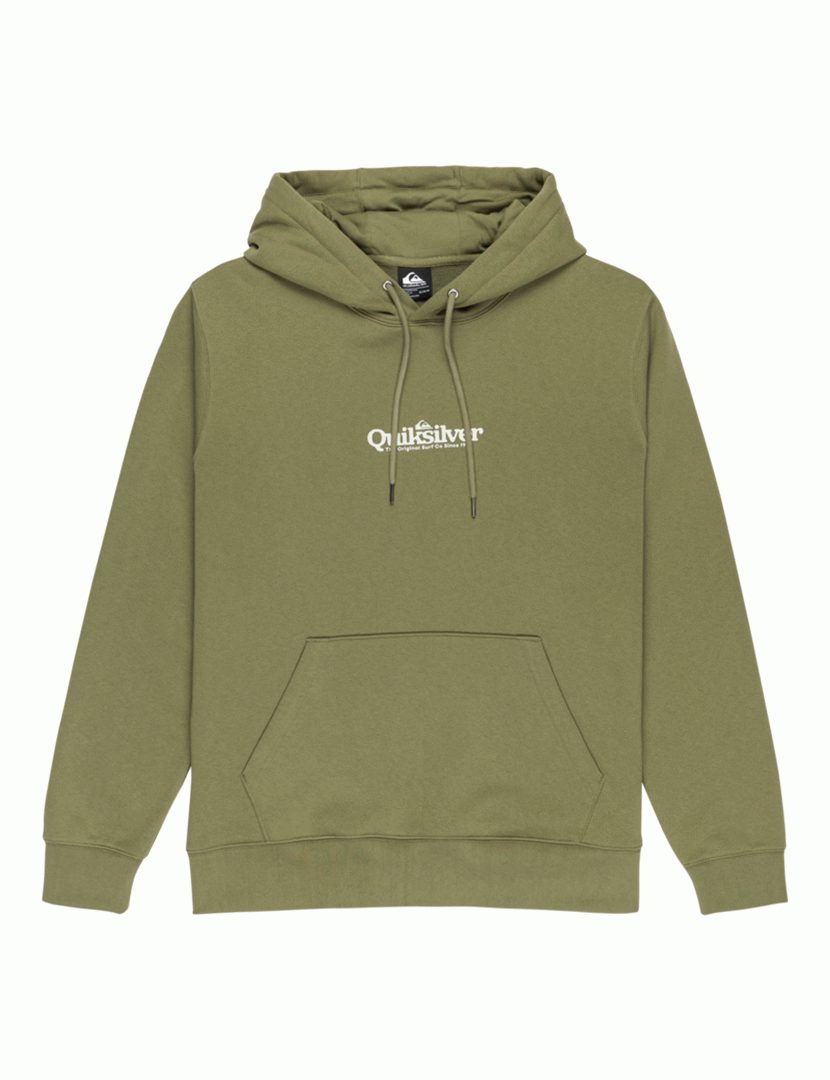 Sweatshirt Screen Fleece Fineline Green