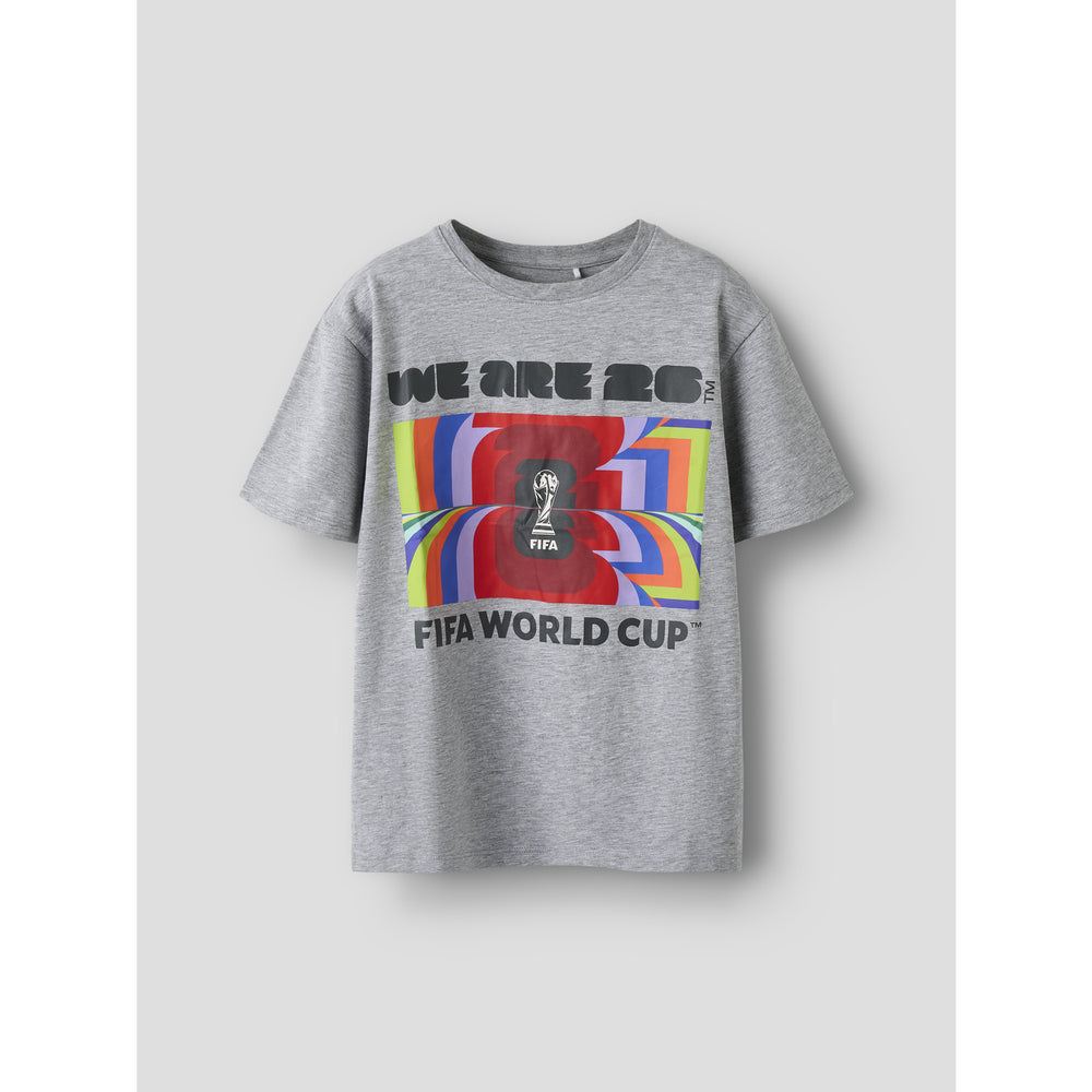 Køb Name It Grey Melange Nkmmacs Fifa Ss Nreg Top Box Ous