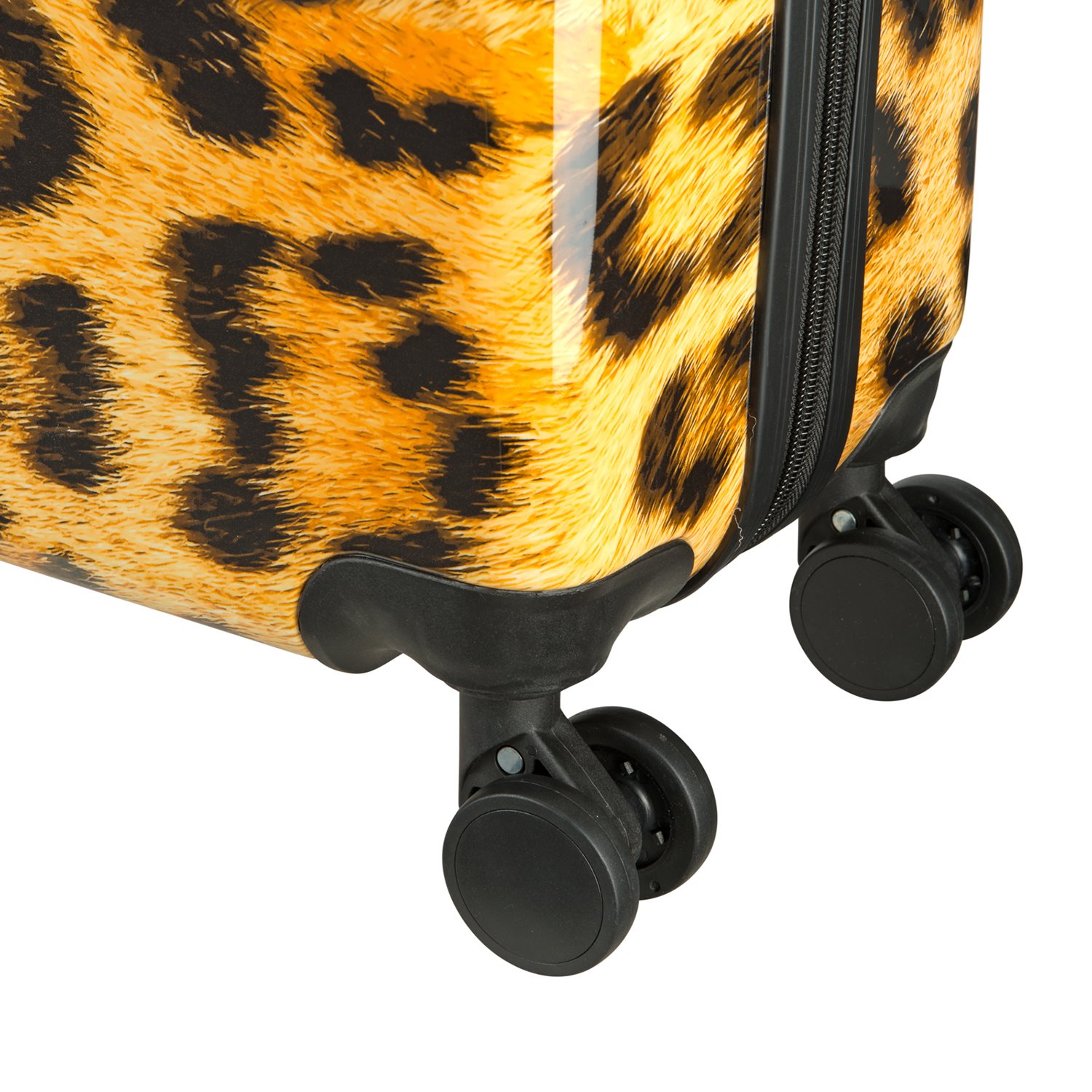 Princess Traveller Animal Print Cabin Trolley leopard II