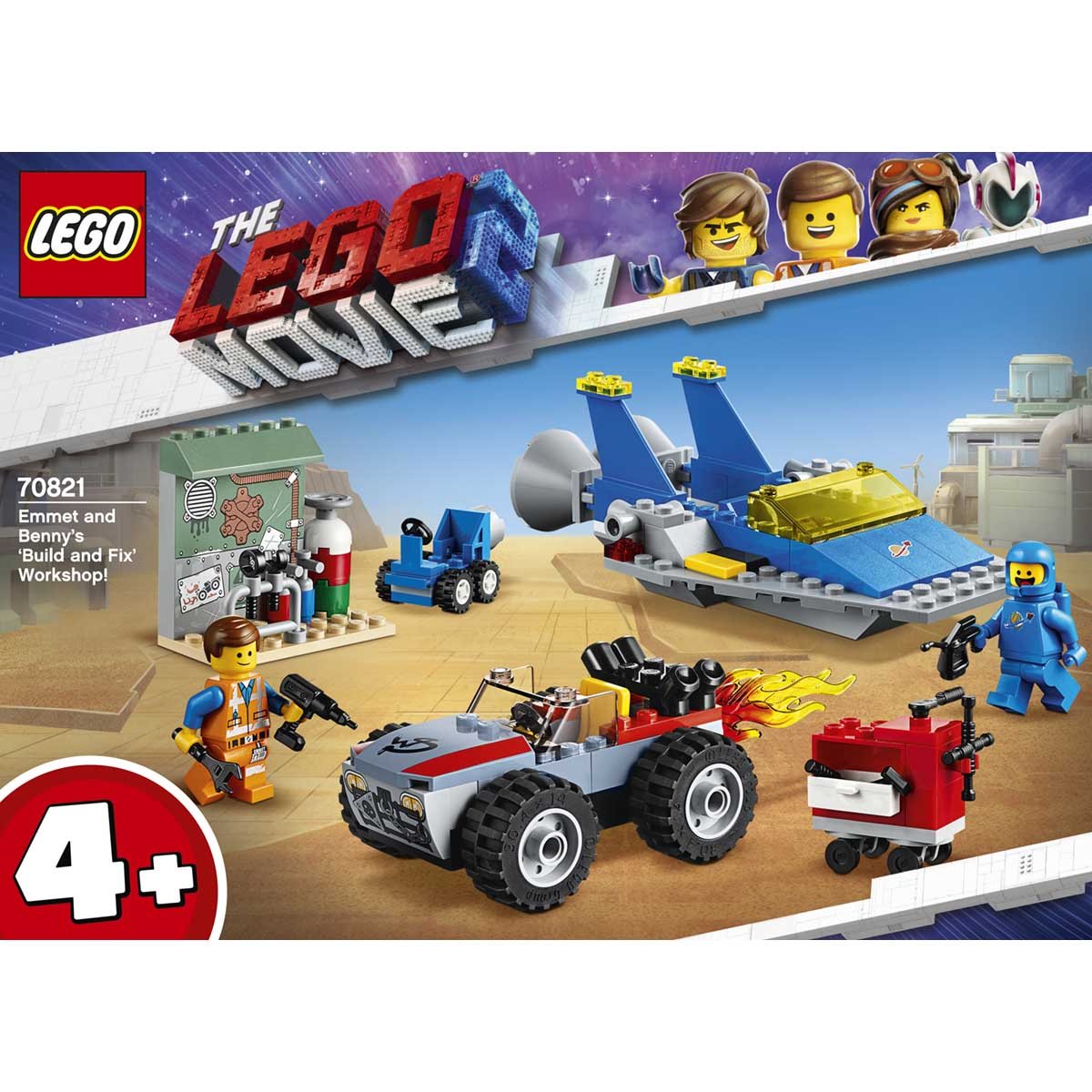 LEGO The Lego Movie 2 Emmet And Benny's: 70821: 70821