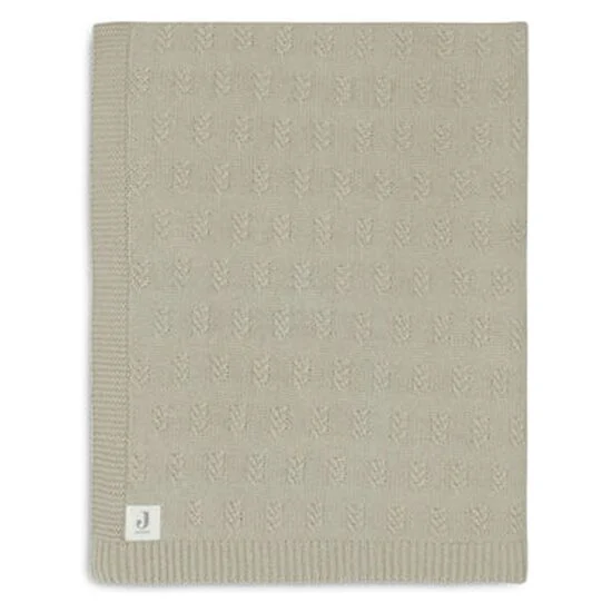 Couverture Berceau Grain Knit   Olive        75 x 100 cm   de               Jollein