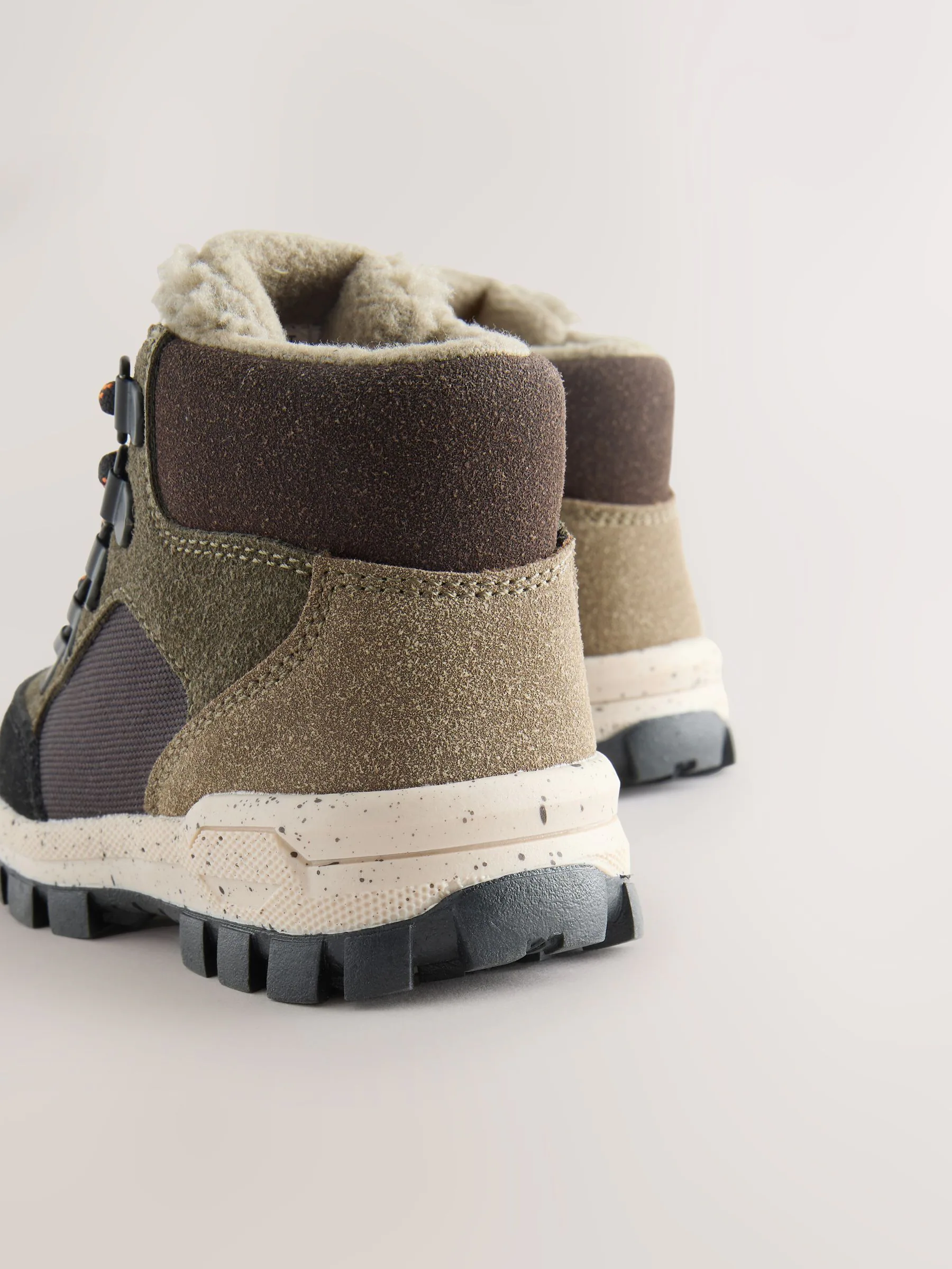 Groen-kaki - Thermische gevoerde Thinsulate™ wandelschoenen