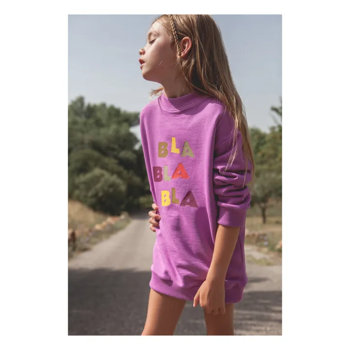 Marlot Paris Sweat Poppy Blablabla | Vieux Rose