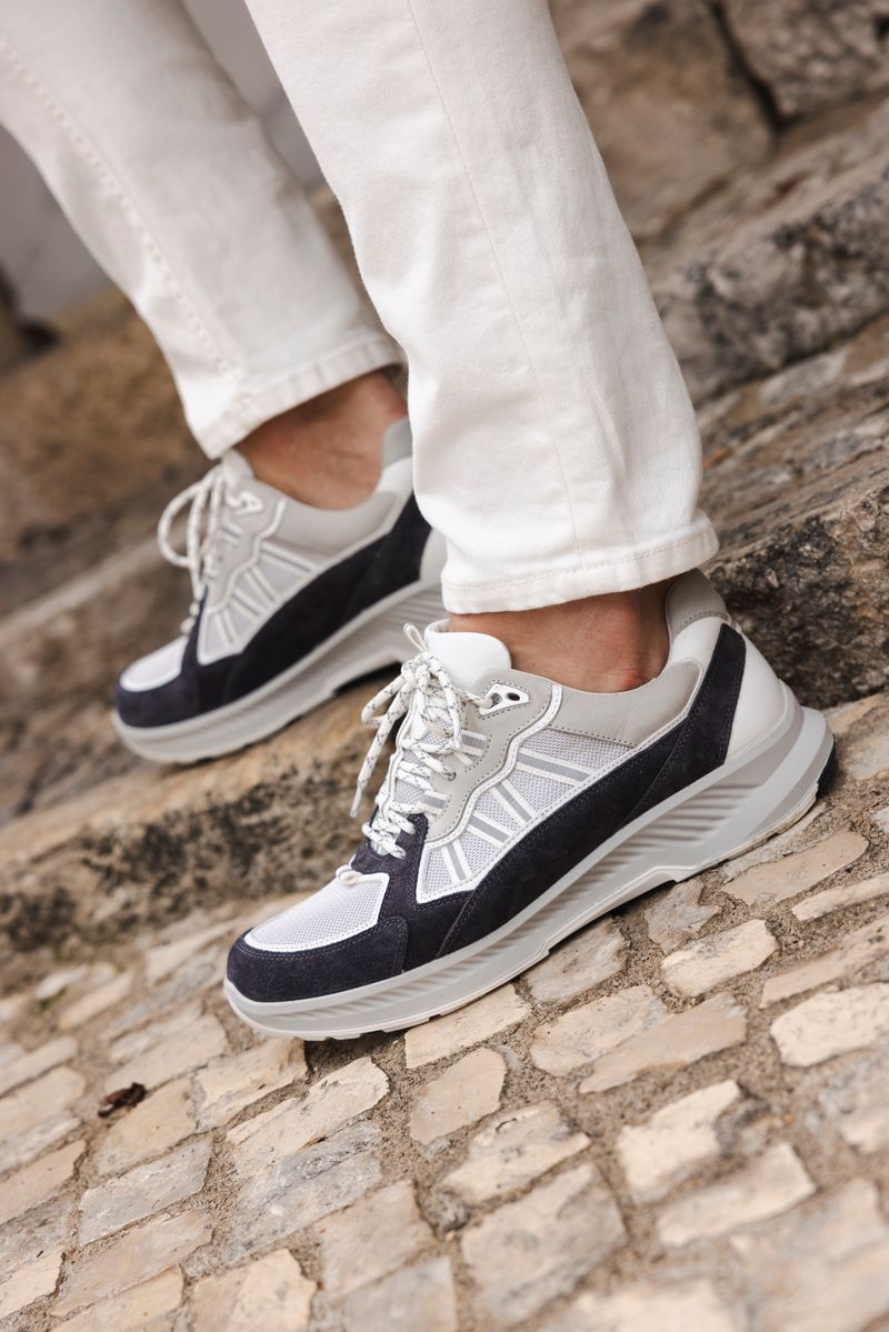 Xsensible Colorado Stretchwalker Sneakers Grijs Heren