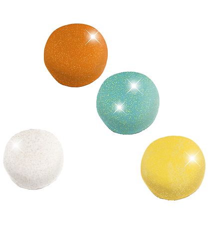Djeco Knete - 4 st.. - Bunt m. Glitzer