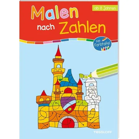 Tessloff Malen nach Zahlen mit Farbtafel