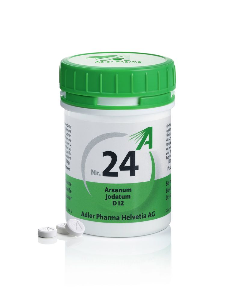 ADLER Nr24 Arsenum iodatum 12 D<br>100 g, Tablette