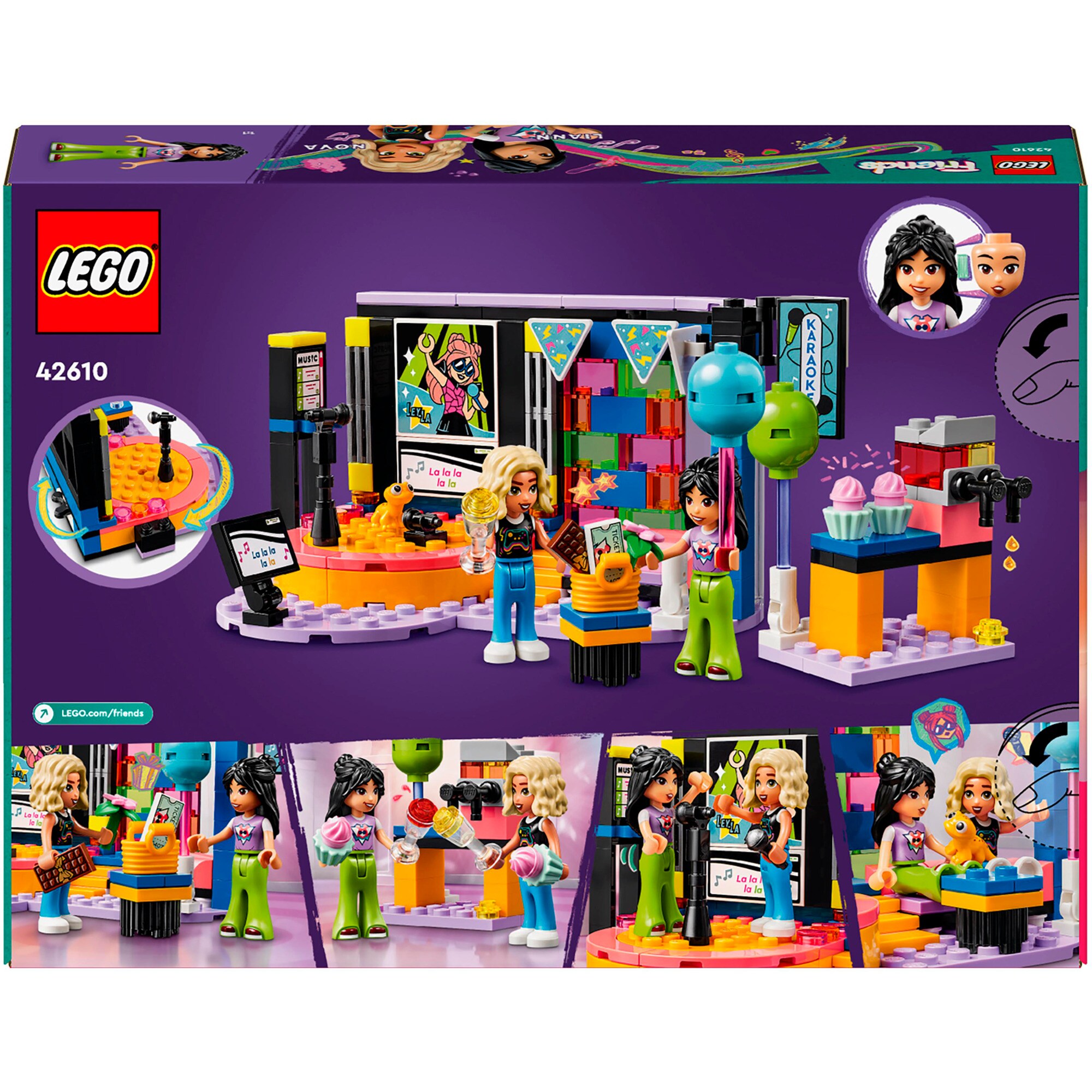LEGO Konstruktionsspielzeug Friends Karaoke-Party