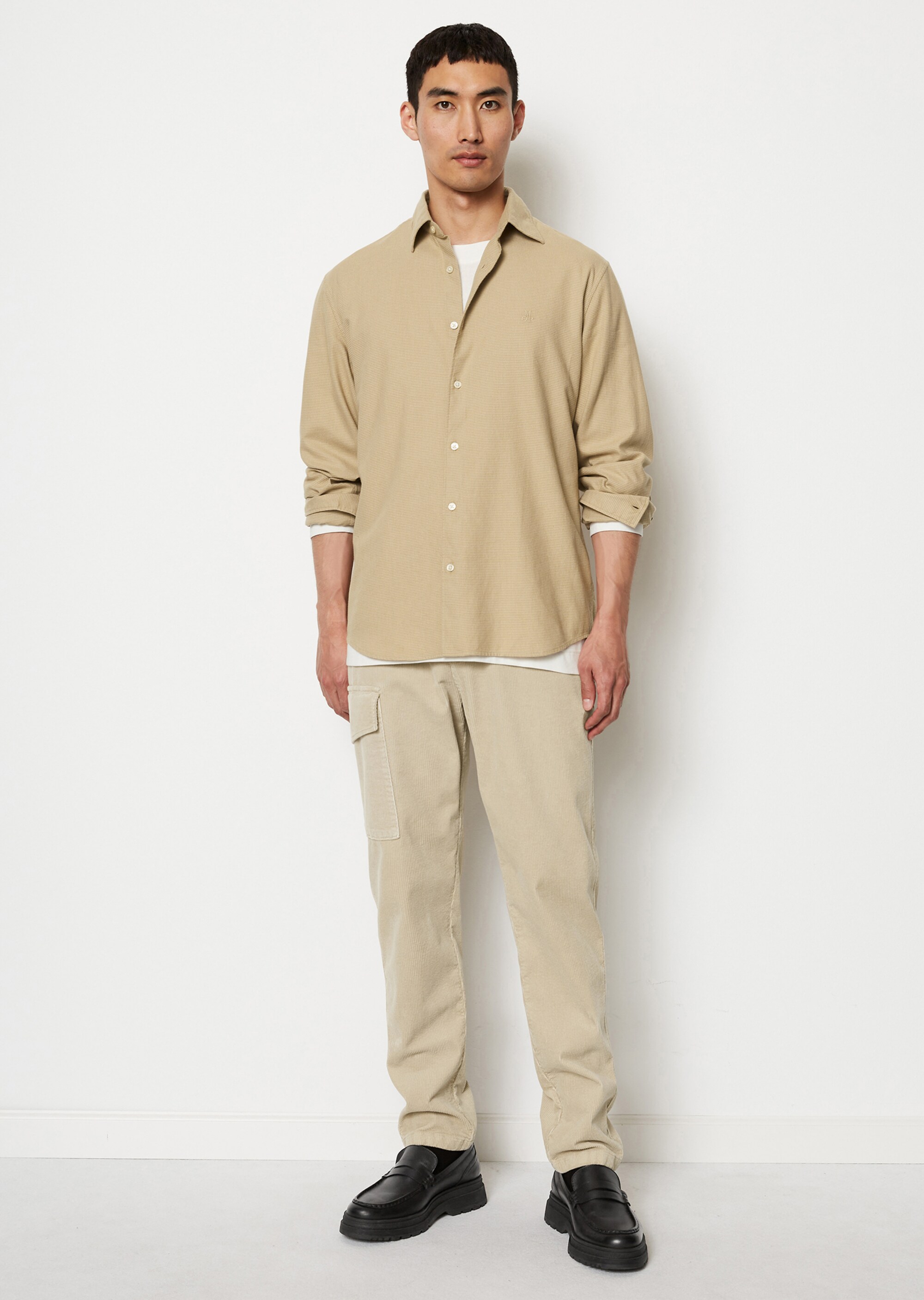 Hemd regular aus leichtem Bio-Baumwoll-Flannel